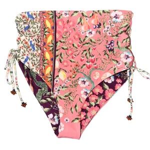 Agua Bendita Womens Size XL Hope Seed High Waist Bikini‎ Bottom NWT